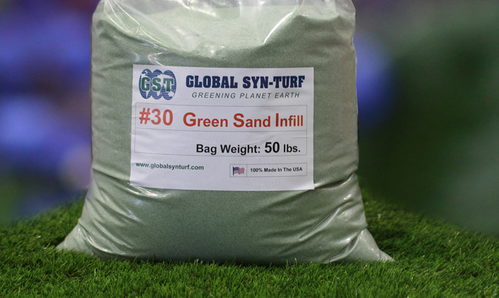 Green Sand Synthetic Grass Synthetic Grass Tools Installation Houston,Texas