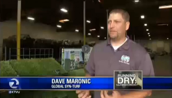 California Drought Salvation - Global Syn-Turf at San Francisco's Fox News artificial grass