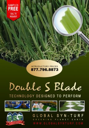 Global Syn-Turf Launches Premium Double S Blade Artificial Grass Technology artificial grass