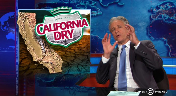 Jon Stewart References California as a Jurassic World But This Time... BOOM! Everything Went Horribly Wrong. artificial grass