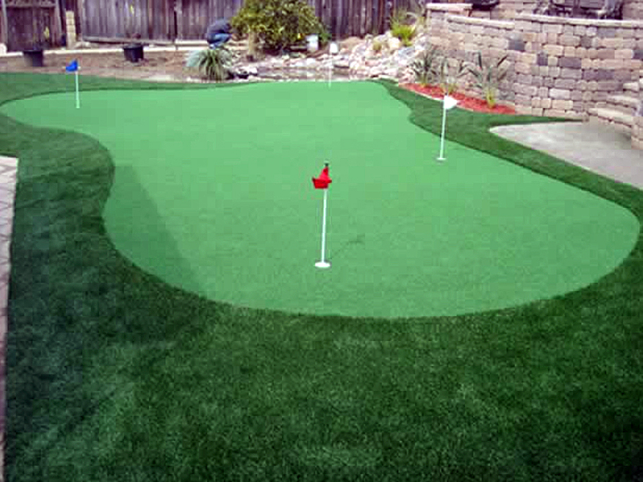 Artificial Grass: Synthetic Grass La Grange, Texas Golf Green, Small Backyard Ideas